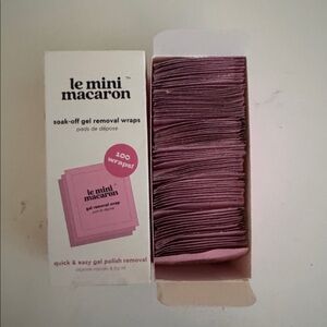 Le Mini Macaron Soak Off Gel Removal Wipes
